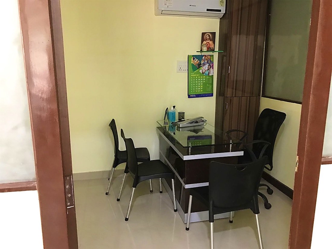 Consultation room at AyurRemedy